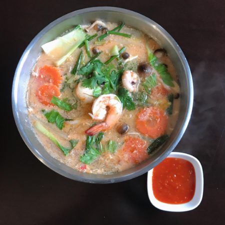 สุกี้ไทยหม้อไฟ｜タイスキ鍋｜春雨のタイスキスープ鍋｜Vermicelli in Thai Suki soup hotpot